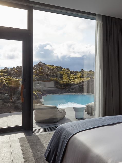 Lagoon Suite | Retreat Hotel | Blue Lagoon Iceland | Blue Lagoon Iceland Hotel Pulitzer Barcelona, Iceland Lagoon, Artist Residence London, Iceland Hotels, Iceland Honeymoon, Lagoon Iceland, Treehouse Hotel, Blue Lagoon Iceland, Contemporary Hotel