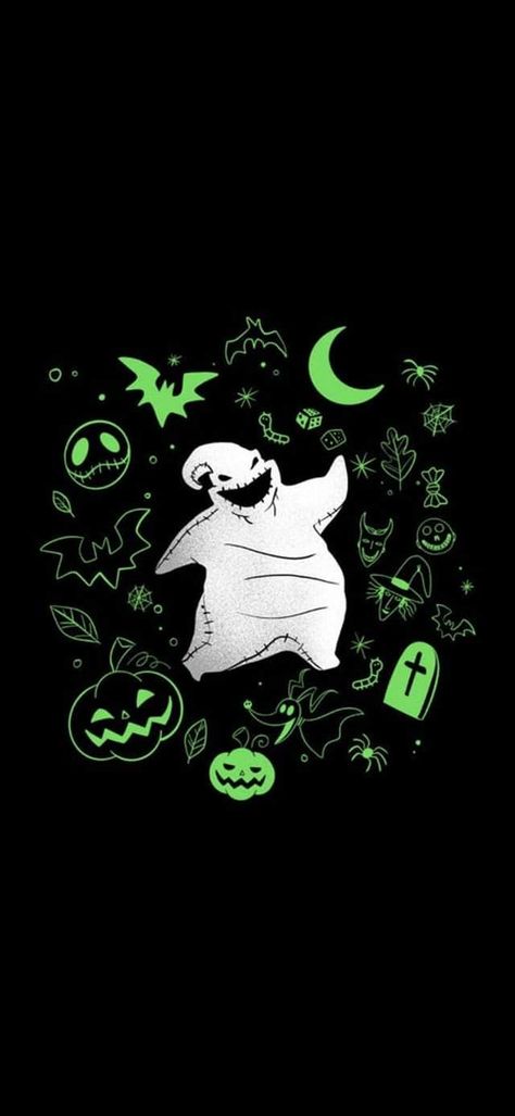 Oogie Boogie Wallpaper, Boogie Wallpaper, Nightmare Before Christmas Wallpaper, Halloween Wallpaper Backgrounds, Cute Disney Drawings, Xmas Wallpaper, Cute Fall Wallpaper, Iphone Wallpaper Fall, Witchy Wallpaper