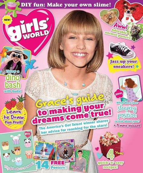 Kids Magazines, Grace Vanderwaal, Miss Girl, Girls Magazine, Teen Magazine, Seventeen Magazine, Magazines For Kids, Best Fruits, Magazine Subscription