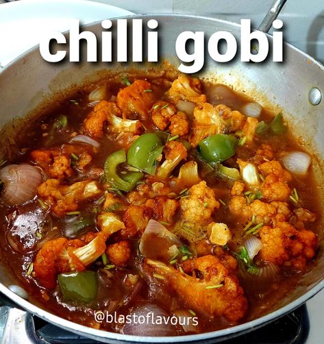 CHILLI GOBI /A SUPER TASTY DISH WITH CAULIFLOWER | Blast Of Flavours Chilli Gobi, Chilli Paneer, Big Tomato, Course Ideas, Fusion Dishes, Naan Recipe, Paneer Recipes, Indian Snack Recipes, Indian Recipes