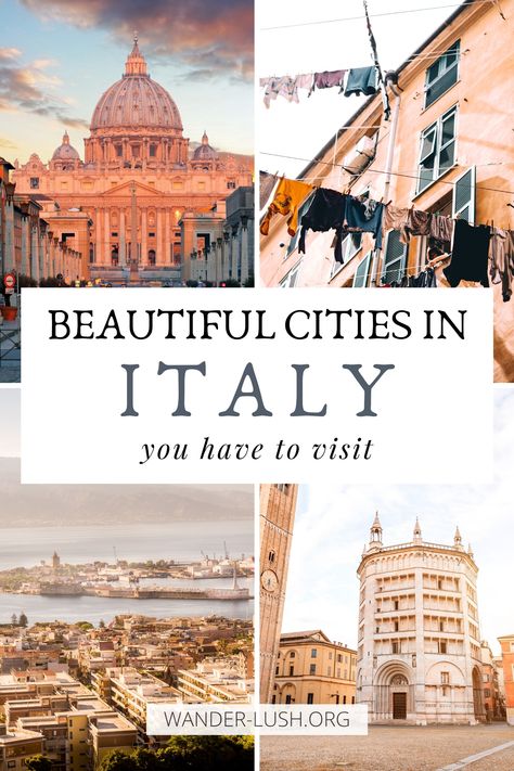 A definitive list of the most beautiful cities in Italy. Discover the prettiest places in Italy, from Florence to Syracuse. #Italy #Europe | Where to go in Italy | Italy travel guide | Italy travel tips | Trip to Italy | Italy vacation | Italian cities #Rome #Florence #Venice Italy Culture, Cities In Italy, Eastern Europe Travel, Explore Italy, Places In Italy, Europe Trip Itinerary, Italy Travel Tips, Italy Travel Guide, Visit Italy