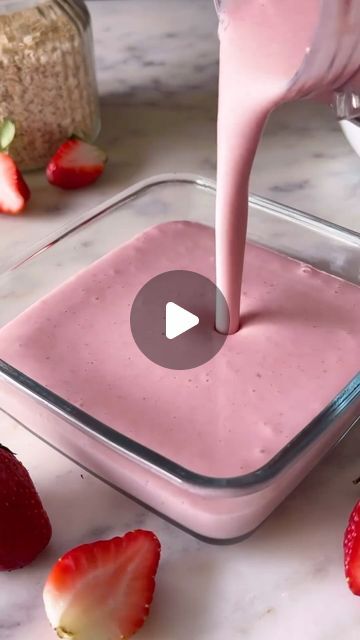 Fat Loss / Low Calorie Recipes on Instagram: "Time to switch up your breakfast routine this new year with a delicious Strawberry Milkshake Chia Pudding 🍓💁🏻‍♂️ Super easy to whip up, this yummy delight tastes just as magical as it looks ❤️All you have to do is prep this in a few minutes at night and in the morning your breakfast will be ready for you 🥰  Ingredients: 🍓1 cup strawberries, halved 🍓1 banana  🍓2 tbsp oats  🍓1 tbsp honey  🍓1 + 1/4 cup milk 🍓3 tbsp chia seeds   Method  1. Add the strawberries, banana, oats, honey and milk in a blender. Blend until the mixture is smooth. 2. Transfer the berry smoothie to a bowl and add in the chia seeds. Mix well.  3. Allow the mixture to set in the fridge for 2-3 hours or overnight till the chia seeds swell up and becomes thick.  bake wi Strawberry Banana Chia Seed Pudding, Chia Pudding Strawberry, Healthy January, Strawberry Chia Seed Pudding, Banana Chia Seed Pudding, Strawberry Chia Pudding, Bake With Shivesh, Honey And Milk, Banana Chia Pudding