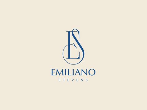 E+S Monogram Logo ( For sale) by Biswajit Guchait Name Initials Logo Letters, E S Logo Design, Es Monogram Logo, S S Monogram, E And S Logo, E S Monogram, S A Monogram, Classic Logo Luxury, Es Logo Design