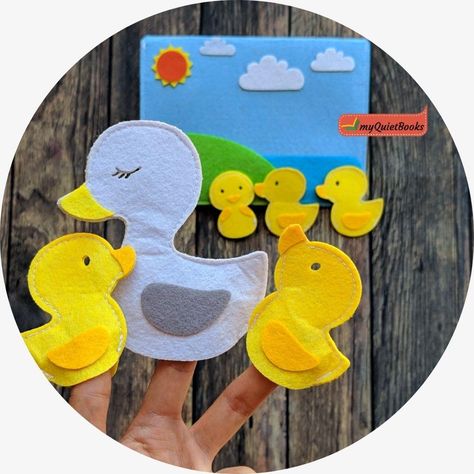 Wow picks! Five Little Ducks finger puppets at $27.95 Choose your wows. 🐕 #childrensbooksau #kidsbooksnz #nzmums #nzschools #kidsclub #nzece #aumum #kidsreadingclub #auschools #kiwikids Ducks Nursery, Flannel Ideas, Five Little Ducks, Duck Nursery, Felt Finger Puppets, Finger Puppet, Little Duck, Nursery Rhyme