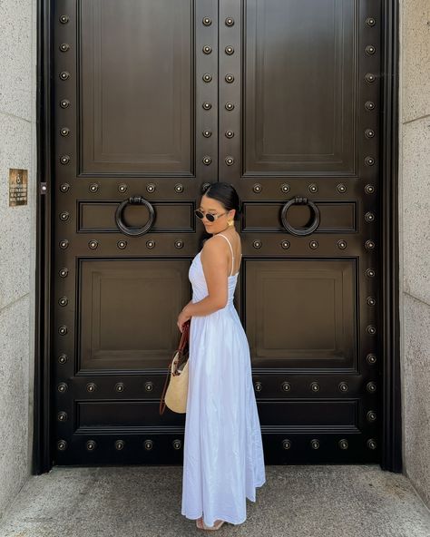 is an outfit repeater! Because I love this dress so much 🤍 . . . . . . . . summer fashion. summer outfits. summer outfit ideas. white dress. summer dresses. white maxi dress. summer bag. sezane. drop waist dress. minimal style. just girly things. ootd. fashion inspo. pinterest outfits. Pinterest aesthetic. poses. celine sunglasses. pose ideas. washington dc. #whitedress #dropwaist #summerfashion Celine Sunglasses, Dropwaist Dress, Pinterest Outfits, Drop Waist, White Maxi Dresses, Just Girly Things, Minimal Fashion, Girly Things, White Dress