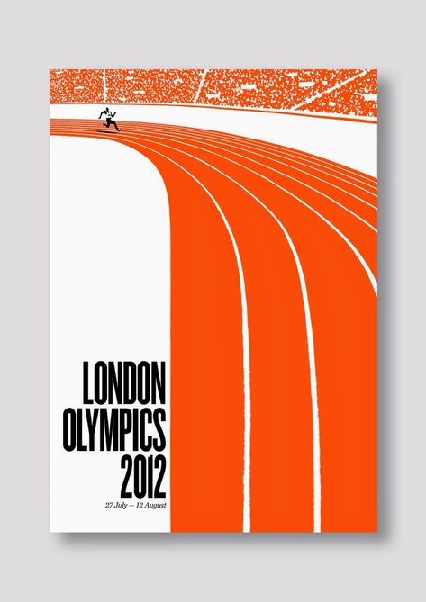 Olympics Poster Design, Innovative Graphic Design, Olympics Graphic Design, Running Poster Design, Track Graphic Design, Sport Poster Design Graphics, Running Graphic Design, Olympics Design, Olympics Poster