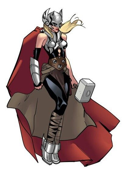 Thor Characters, Rogue Comics, Female Thor, Marvel Cards, Jane Foster, Superhero Room, Comic Book Art Style, The Mighty Thor, Marvel Spiderman Art