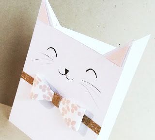 Cards Diy Easy, Cat Invitations, Scrapbook Fonts, Kids Wraps, Pyjama Party, Gifts Wrapping Diy, Kids Birthday Cards, Cat Cards, Birthday Cards Diy