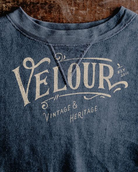 Velour Vintage | a case study by 1924us A little while ago we had the great honor of branding @shopvelour, we had the great fun of teaming up with @joshuaminnich as well to create some of the assets pitched! Velour is a one of a kind curated retail shopping experience, specialising in vintage, handmade, and heritage clothing and decor! The shop, ran by a tight knit group of hard working curators, the shop is constantly abuzz with keeping the old alive. From old denim to candles, they sell... Heritage Clothing, Greek Font, Cowboy Aesthetic, Cosmetics Photography, Adventure Explore, Hard Working, Creative Branding, Life Art, Case Study