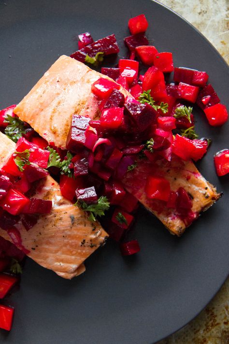 Grilled Salmon with Blood Orange Beet Relish Beet Relish, Blood Orange Recipes, Salmon Grilled, Indonesian Recipes, Tilapia Recipes, Beet Recipes, Fish Fish, Allergy Free Recipes, Grilled Fish