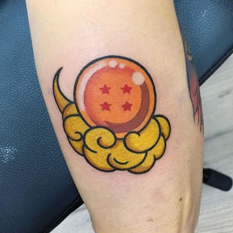 Shen Long Tattoo, Dbz Tattoo, Star Dragon, Vintage Tattoo Art, Ball Tattoo, Z Tattoo, M Tattoos, Dragon Ball Tattoo, Chest Tattoos For Women