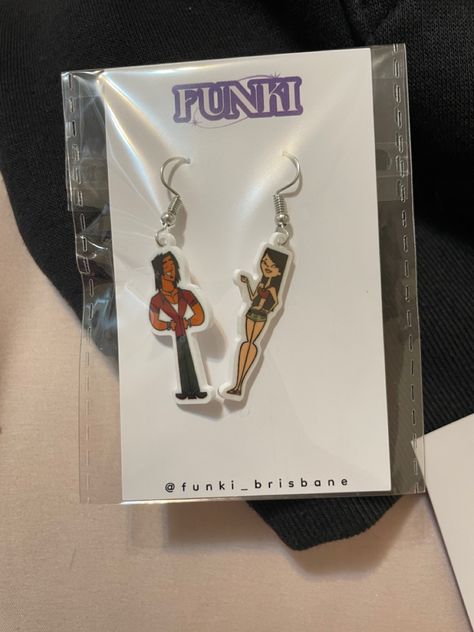 yes i did buy earrings of them😁😁😁 Drama Memes, Buy Earrings, Diy Bracelet Designs, Total Drama Island, Just Love, Give It To Me, Drama