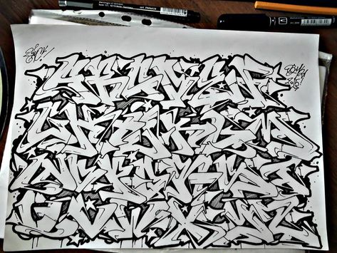 1988 Tattoo, Graffiti Alphabet Styles, Graffiti Lettering Alphabet, Graffiti Art Letters, Graffiti Wildstyle, Graffiti Text, Graffiti Pictures, Pitbull Art, Graffiti Piece