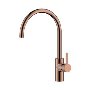 Just Taps Rose Gold Single Lever kitchen Sink Mixer Farm Kitchen Decor, Small Kitchen Sink, Rose Gold Kitchen, Gold Taps, Belfast Sink, Bathroom Design Layout, Bread Bowl, Shower Fittings, Sink Mixer Taps