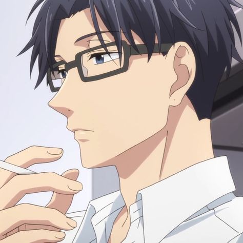 Anime Glasses Boy, Wotakoi Love Is Hard For Otaku, Blushing Anime, Anime Boy Sketch, K Wallpaper, Anime Pixel Art, Gothic Anime, Anime Reccomendations, Manga Anime One Piece