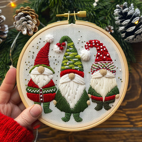 🎅 Christmas Gnome Hand Embroidery Pattern! 🎅 Bring the festive spirit to your fingertips with our stunning Christmas Gnome Hand Embroidery Template! 🌿 Let your stitches soar as you create intricate holiday designs perfect for adding a touch of whimsy and cheer to any project. Happy stitching! #EmbroideryArt #ChristmasGnomeStitch #DIYCrafts #HandmadeWithLove Diy Winter Decor, Gnome Embroidery, Embroidery Modern, Diy Winter, Embroidery Christmas, Hand Embroidery Pattern, Modern Embroidery, Christmas Gnome, Embroidery Pattern