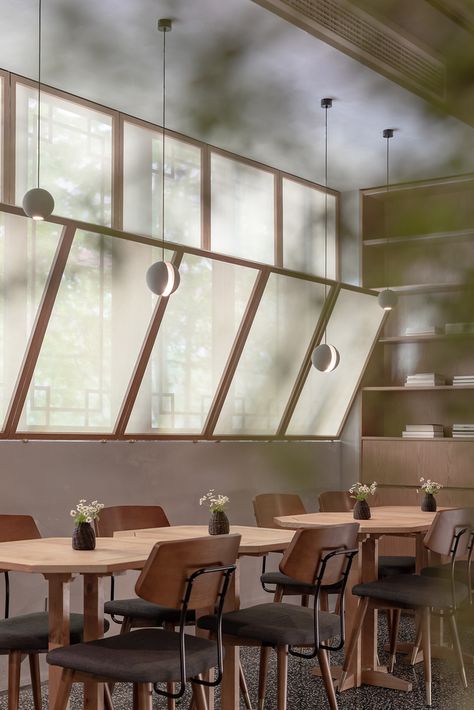 Gallery of Xiao Shannan Restaurant / Yue-Design Space Design Studio - 5 Different Design Styles, Metal Curtain, Terrazzo Flooring, Ux Web Design, Studio Photo, Window Panels, Window Design, Sound Design, Tea House