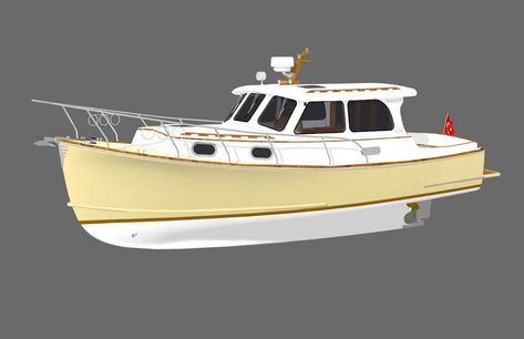 Endurance 30 Lobster #boatbuilding Wooden Speed Boats, Model Boats Building, Crab Trap, Lobster Boat, Being Outdoors, Sailing Dinghy, Plywood Boat, Cruiser Boat, Make A Boat