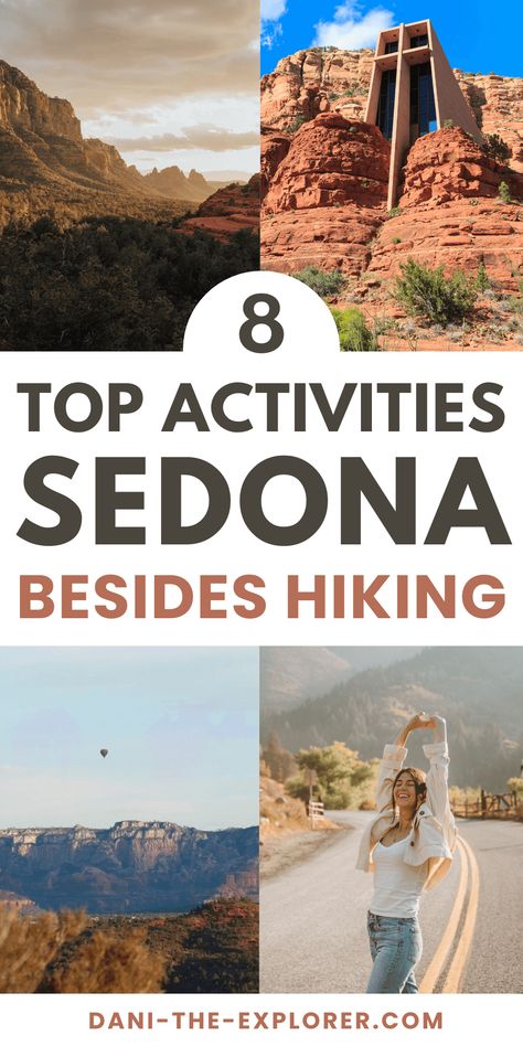 Enjoy the best of Sedona with activities other than hiking. Discover cultural experiences, shopping spots, and more with our top suggestions. — sedona arizona bucket list | what to do in sedona arizona | sedona must do | fun things to do in sedona arizona | non hiking things to do in sedona Sedona Arizona Things To Do In, Sedona Spa, Things To Do In Sedona, Arizona Bucket List, Sedona Hikes, Arizona Aesthetic, Sedona Vacation, Area Activities, Best Places To Vacation