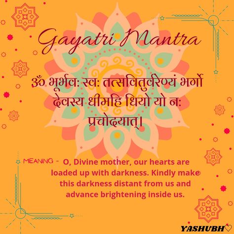 Gayatri Mantra Meaning, Mantra Meaning, Durga Mantra, Sanskrit Quotes, Gayatri Mantra, Divine Mother, Sanskrit, Mantra, Meant To Be