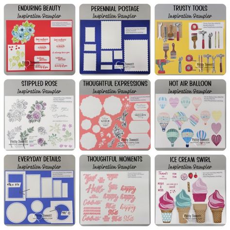 New Stampin \'Up! 2024 mini catalog unboxing and inspiration samplers by Patty Bennett Su Mini Catalog 2024, Stampin Up 2023-2024 Mini Catalog, Stampin Up Sab 2024, Stampin Up Mini Catalog 2024, Spring Cat, Ice Cream Swirl, Patty Bennett, Card Making Ideas, Free Stamps