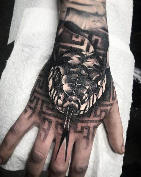 Artwork Tattoo, Snake Tattoo Design, Hand Tattoos For Guys, Home Tattoo, Snake Tattoo, Hand Tattoo, Ankle Tattoo, Dope Tattoos, Forearm Tattoos