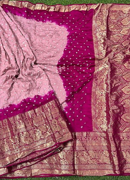 8 🦋Beautiful Soft & Smooth Lightweight Kanchi Silk Bandhini Sarees With Contrast Weaving Borders Contrast Rich Pallu and Brocade Blouse 🦋 *🦋Note : No return and No exchange for Color Variations and Feel of Fabrics. Colours may vary in real due to Monitor or mobile screen resolutions. Zari Foldings and Thread Outcomes are not Considered as Damage. Price:3600+ship To Buy, click here or Whatsapp image to chat directly with us: Whatsapp on+ 91 9502316419 Bandini Saree Blouse Designs Latest, Bandhini Saree Blouse Designs, Unique Banarasi Saree, Elegant Banarasi Silk Saree Fabric, Elegant Banarasi Silk Saree With Border, Banarsi Chiffon Saree, Classy Sarees, Benaras Sarees, Chiffon Saree Party Wear