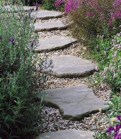 Top 70 Best Stepping Stone Ideas - Hardscape Pathway Designs Scented Plants, Pathway Landscaping, Backyard Garden Layout, Decoration Shabby, Backyard Garden Landscape, Garden Stepping Stones, Stone Walkway, Small Backyard Gardens, Garden Walkway