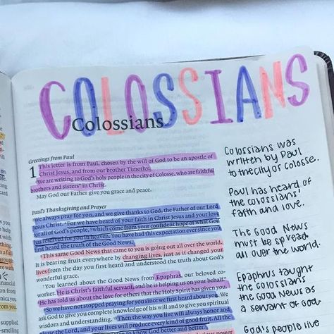 Colossians Bible Study, Colossians Bible Journaling, Study Journal, Christian Stickers, Bible Study Journal, Bible Studies, Jesus Loves You, Christian Women, Letter Writing