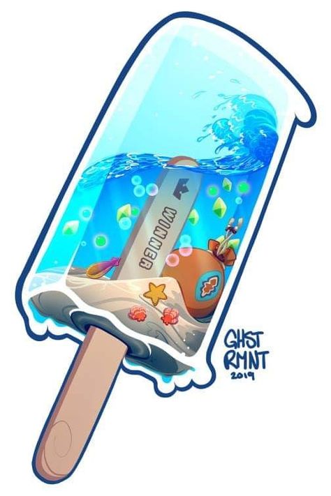 Kh3 sweet cream Kingdom Hearts Ice Cream, Kingdom Hearts Sea Salt Ice Cream, Anime Ice Cream, Ice Cream Anime, Sea Salt Ice Cream, Kingdom Hearts Wallpaper, Kingdom Hearts Fanart, Gameboy Color, Kingdom Hearts Art