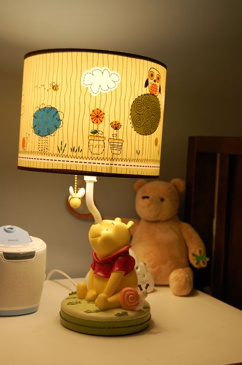 Tucker's Pooh lamp Winnie The Pooh Lamp, Winnie The Pooh Decor, Teddy Bear Nursery, Winnie The Pooh Nursery, Baby Room Themes, Cute Winnie The Pooh, Cocoppa Wallpaper, Baby Room Inspiration, Nursery Room Inspiration