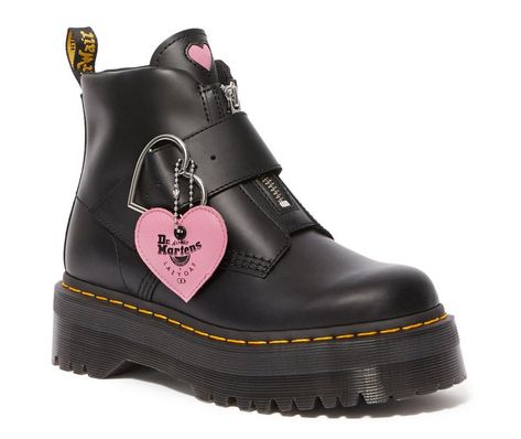 LAZY OAF BUCKLE BOOT | Collaboration Styles | Dr. Martens Official Site Dr Martens Store, Shoe Repair Shop, Doc Martens Outfit, Buckle Boot, Doc Martens Boots, Tokyo Street Fashion, Yellow Boots, Lazy Oaf, Dr Martens Boots