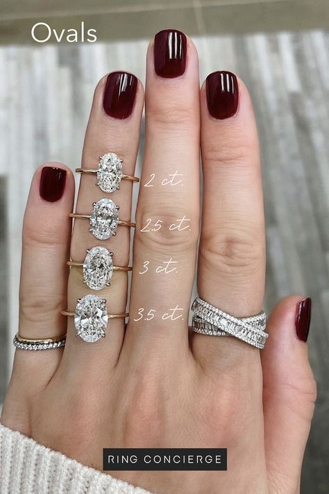 Oval Diamond Carat Size, Oval Ring Size Comparison, Ring Karat Sizes, 3.5 Carat Engagement Rings, 3carat Oval Engagement Ring, 2 Ct Ring, 3.5 Carat Engagement Ring Oval, 3 Carat Oval Moissanite Engagement Ring, 2.5 Oval Engagement Ring