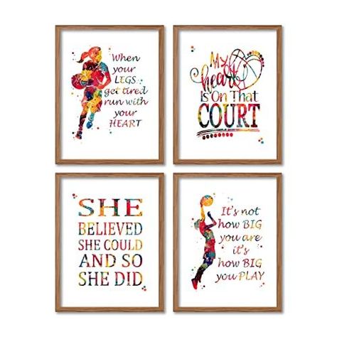 Girls Basketball Room, Girls Sports Room, Girls Sports Bedroom, Basketball Locker Decorations, Ava Rae, Basketball Room Decor, Basketball Decor, Basketball Coaching, Basketball Room