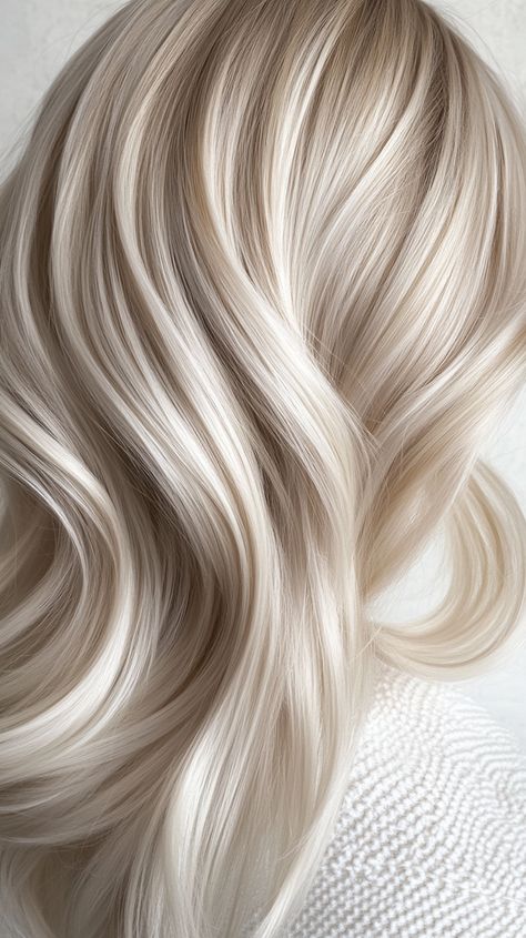 🌺 Beautify the Sophisticated Blonde Hair Transformations Platinum Blonde Hair Color Ideas | Phen... Blonde All Over Color, Creamy Vanilla Blonde Hair, Vanilla Blonde Hair, Blonde Inspiration, Platinum Blonde Hair Color Ideas, Champagne Hair, Vanilla Blonde, Gray Blonde, Cool Blonde Hair Colour