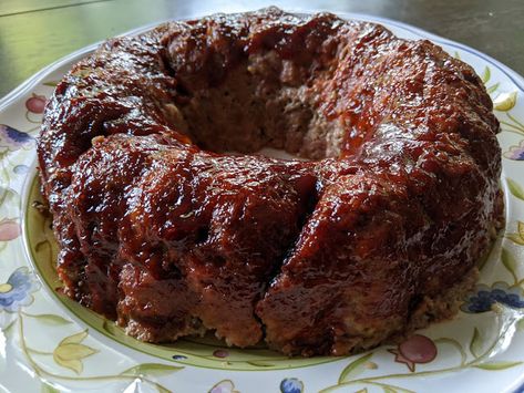 Classic Bundt Meatloaf for #BundtBakers Meatloaf In A Bundt Pan, Bundt Meatloaf Recipe, Meatloaf Bundt Pan Recipe, Meatloaf Stuffing Recipe, Bundt Pan Meatloaf, Meatloaf Stuffing, Beef Carpaccio Recipe, Stuffing Meatloaf, Pork Meatloaf