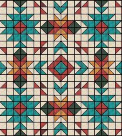 Indian Quilt Patterns Native American, Mexican Quilt Ideas, Native American Quilt Patterns Easy, Western Quilt Blocks, Native American Quilt Blocks, Southwest Quilts Patterns, Southwest Quilt Designs, Southwest Quilt Blocks, Western Quilts Patterns