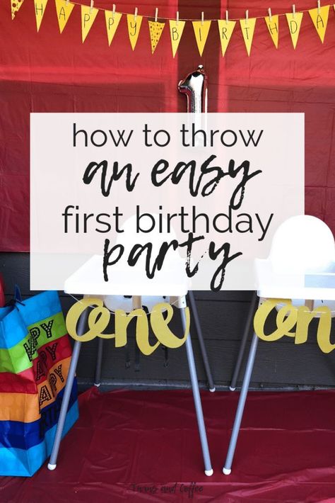 easy and fun first birthday ideas Easy First Birthday Party, Birthday Hacks, Baby Ball Pit, Twin Life, Twins 1st Birthdays, Coffee Blog, Twin First Birthday, Baby Ball, Twin Birthday