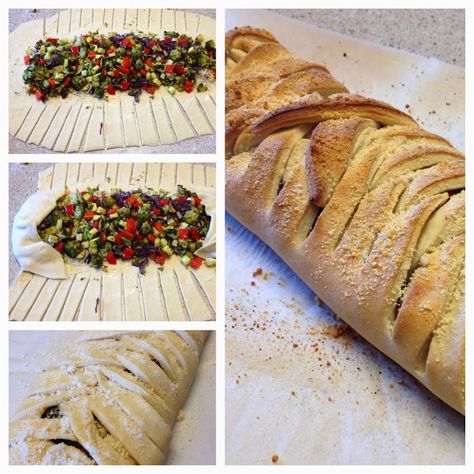 Vegetable Stromboli Recipe, Veggie Stromboli Recipe, Vegetable Stromboli, Veggie Stromboli, Stromboli Recipe Easy, Stromboli Recipe, Plant Based Diet Recipes, Homemade Dough, Roasted Vegetable