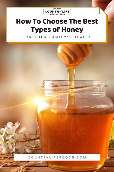 Different Types Of Honey, Types Of Honey, Healthy Nutrition Plan, Healthy Honey, 7 Day Meal Plan, Best Honey, Local Grocery Store, Videos Cooking, Natural Foods