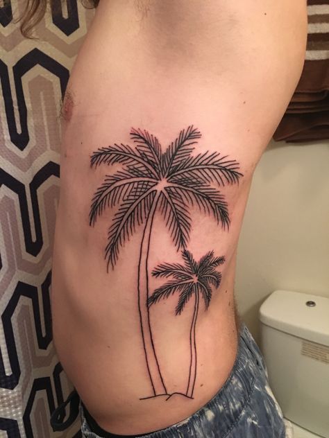 Palm Trees Tattoo, Trees Tattoo, Palm Tree Tattoo, Tree Tattoo, Lotus Flower Tattoo, I Tattoo, Palm Trees, Flower Tattoo, Trees