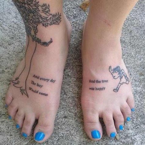 Brand Of Sacrifice Tattoo, Sacrifice Tattoo, Giving Tree Tattoos, Brand Of Sacrifice, Literary Tattoos, Giving Tree, Amelia Rose, The Giving Tree, Shel Silverstein