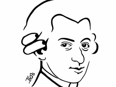 Wolfgang Amadeus Mozart, Outline Images, Amadeus Mozart, Tattoo Flash Art, The Genius, Flash Art, Cool Art Drawings, Flash Tattoo, Opera