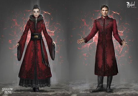 ArtStation - Shadow and Bone - Corporalki (Grisha costumes), Pixoloid Studios Red Kefta Grisha, Corporalki Grisha Kefta, Shadow And Bone Heartrender, Heartrender Kefta, Kefta Grisha, Grisha Kefta, Grisha Orders, Winter Veil, Mystic Force