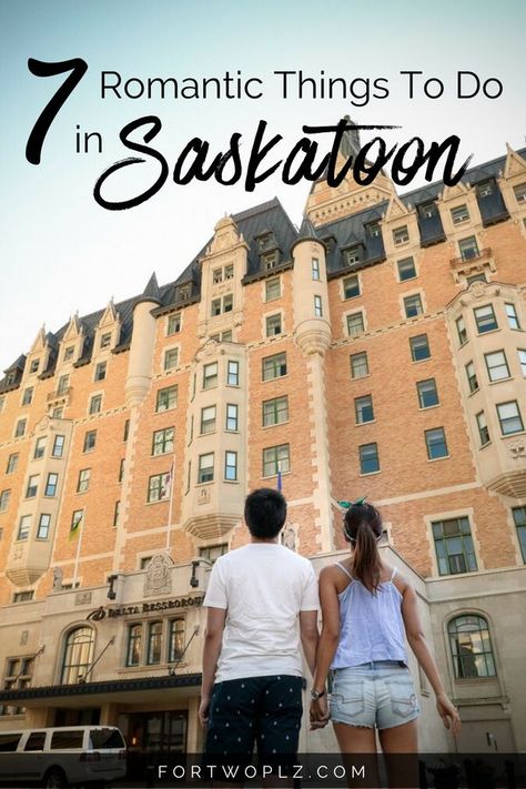 Saskatoon, Canada is a fun summer destination for a romantic getaway! There are so many unique and romantic things to do for couples. Click through to find out all the date ideas you can do at this Canadian destination to make you fall in love all over again. #saskatoon #saskatchewan #Canada #newlyweds #couplestravel #honeymoon #honeymoontravel #romanticgetaway #travelcanada #travelguide #tripplanning #traveltips #itinerary #thingstodo #traveldestinations #summertravels #instagramspots Saskatoon Canada, Canada Saskatchewan, Things To Do For Couples, Saskatoon Saskatchewan, Alaska Trip, Couples Travel, Saskatchewan Canada, Canadian Travel, Romantic Things To Do