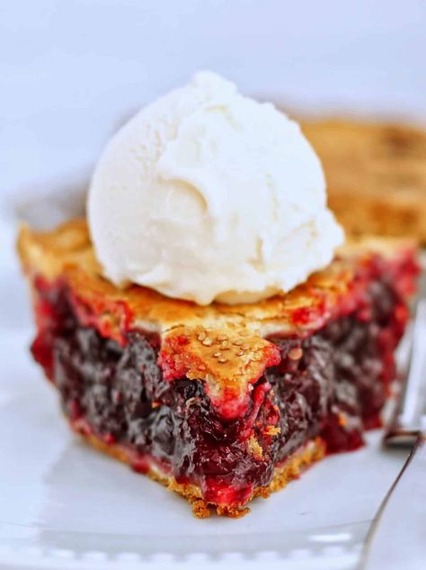 Best Ever Gluten Free Sweet Cherry Pie Gluten Free Cherry Pie, Pie Crust Shield, Sweet Cherry Pie, Cherry Pie Recipe, Gluten Free Pie Crust, Cherry Filling, Gluten Free Pie, Bake Recipes, Best Pie