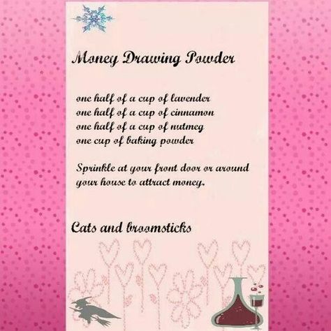 Money Drawing Powder – Witches Of The Craft® Money Powder, Abundance Spells, Money Drawing Oil, Money Magick, Magick Oil, Hoodoo Oils, Hoodoo Magic, Potions Recipes, Money Drawing