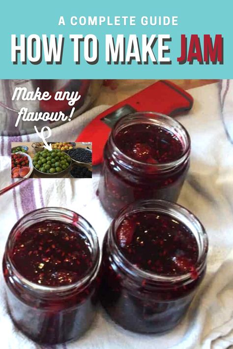 Basic Jam Recipe, Easy Jam Recipe, Fruit List, Autumn Recipes, Herbs Spices, Only One You, Jam Recipe, How To Make Jam, Sweet Wine