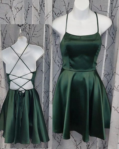 Cute Semi Formal Dresses Short, Forest Green Dresses Short, Grade 8 Dresses Graduation, Grad Dresses Green Short, Dama Green Dresses, Emerald Green Grad Dress Short, Dark Green Grad Dresses Short, Grad Dresses Grade 8 Green, Grade 8 Grad Dresses Green