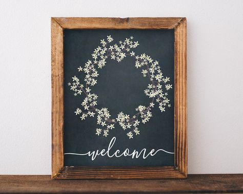 Welcome Home Chalkboard Art, Farmhouse Chalkboard Ideas, Small Chalkboard Ideas, Welcome Chalkboard Art, Chalkboard Fall Ideas, Chalkboard Spring, Spring Chalkboard Art, Chalk Wall Art, Herb Kitchen